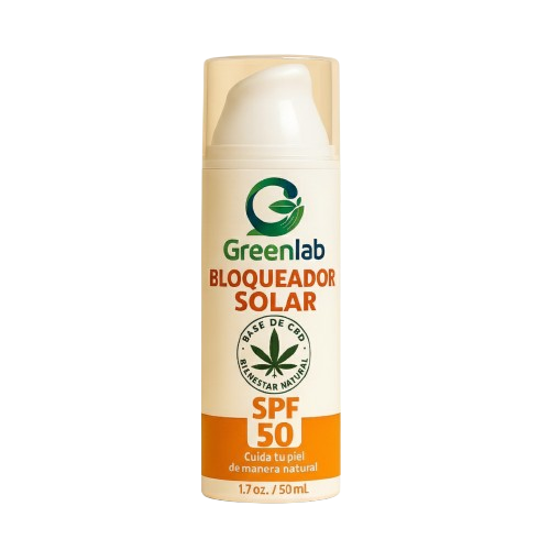 GreenLab Bloqueador Solar SPF 50 con CBD